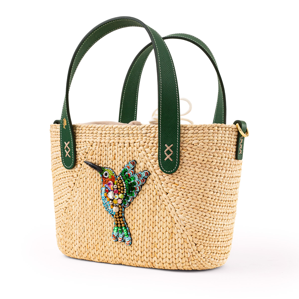 Hummingbird — Oval Shape with Premium Leather Handle - 画像 (2)