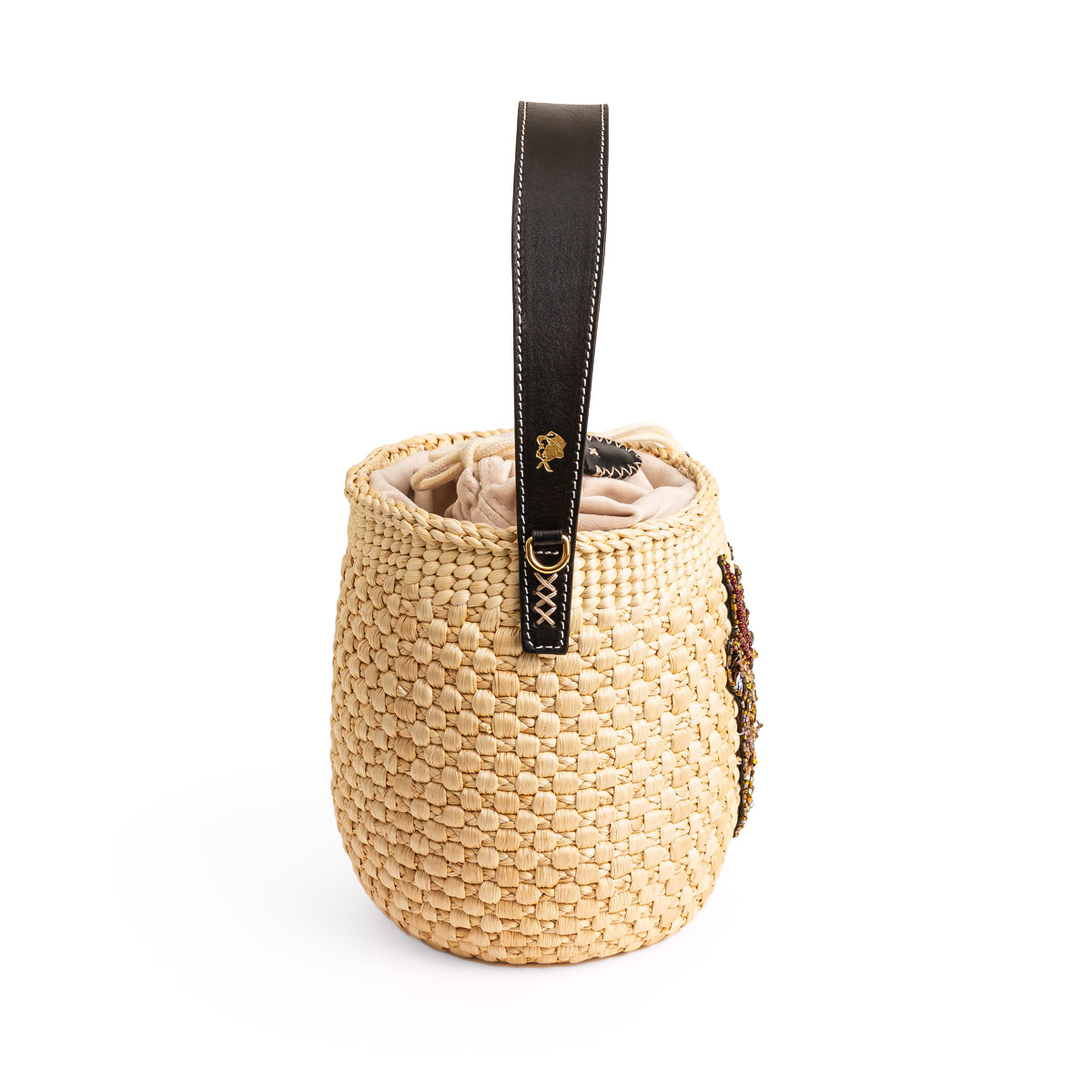 Elk — Cylinder Shape with Carved Leather Handle - 画像 (5)