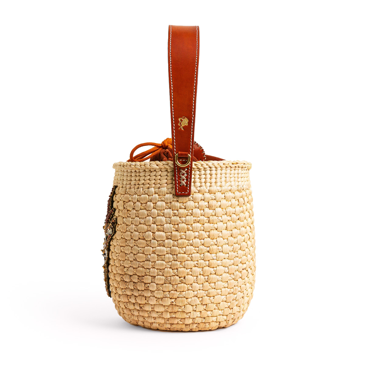Elk — Cylinder Shape with Carved Leather Handle - 画像 (6)
